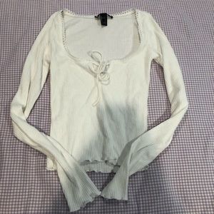 Ribbed Long Sleeve Top